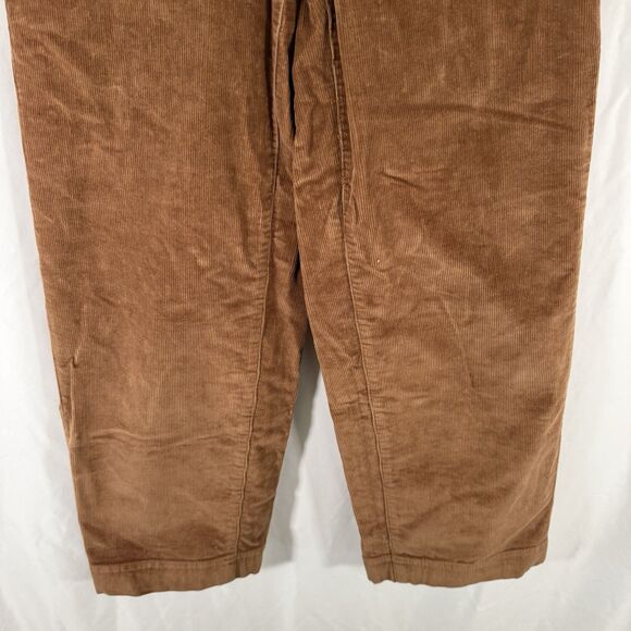 Everlane Corduroy Pants Women's 4 Brown Flat Front Pockets Cotton Blend - Picture 3 of 10
